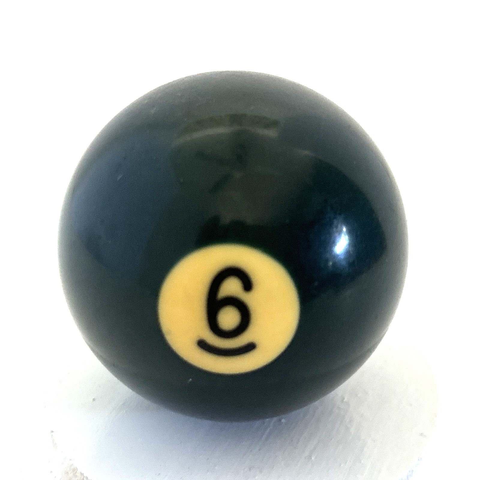 Vintage 2” Billiards No. 6 Green Ball Replacement #6 Solids VGC