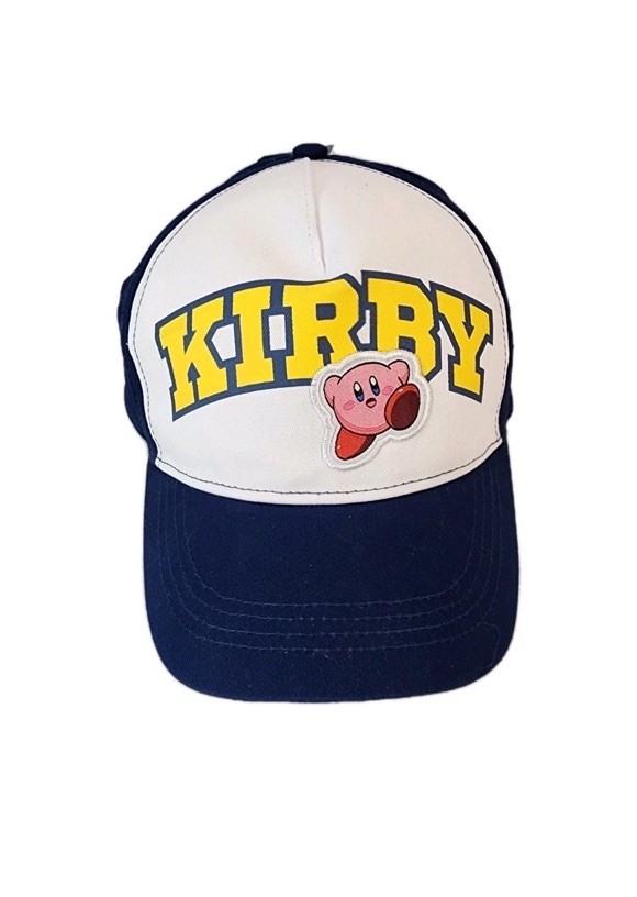Nintendo Kirby Youth Baseball Hat Blue White One Size Adjustable Strap (NEW)