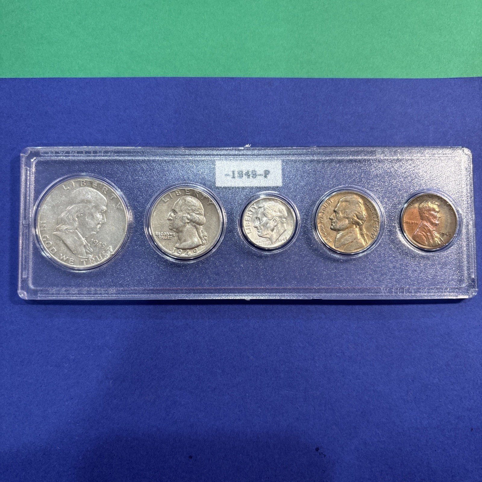 1949-P Affordable Mint US 90% Silver Set Nice Quality Coins Investment & Gift A+