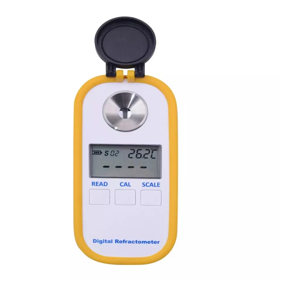 DR402Digital Portable Brew Wine Refractometer Brix 0-50% Wort Wine Refractometer