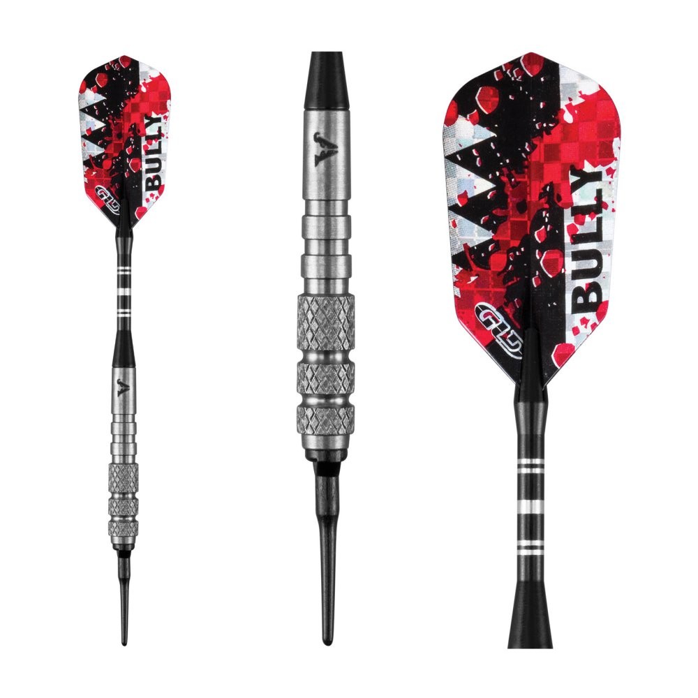 Viper Bully Tungsten Soft Tip Darts 3 Knurled Rings 18 Grams