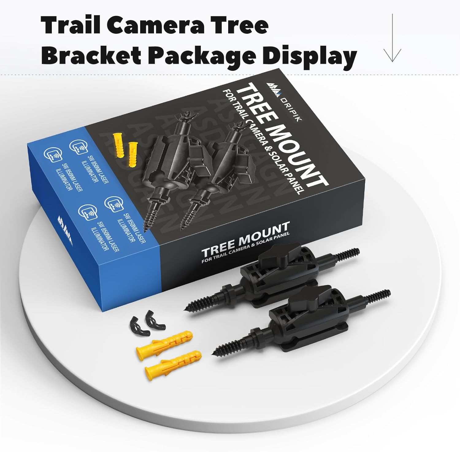 Adjustable Trail Camera Tree Mount: Game Camera Outdoor Mounting Bracket Holder