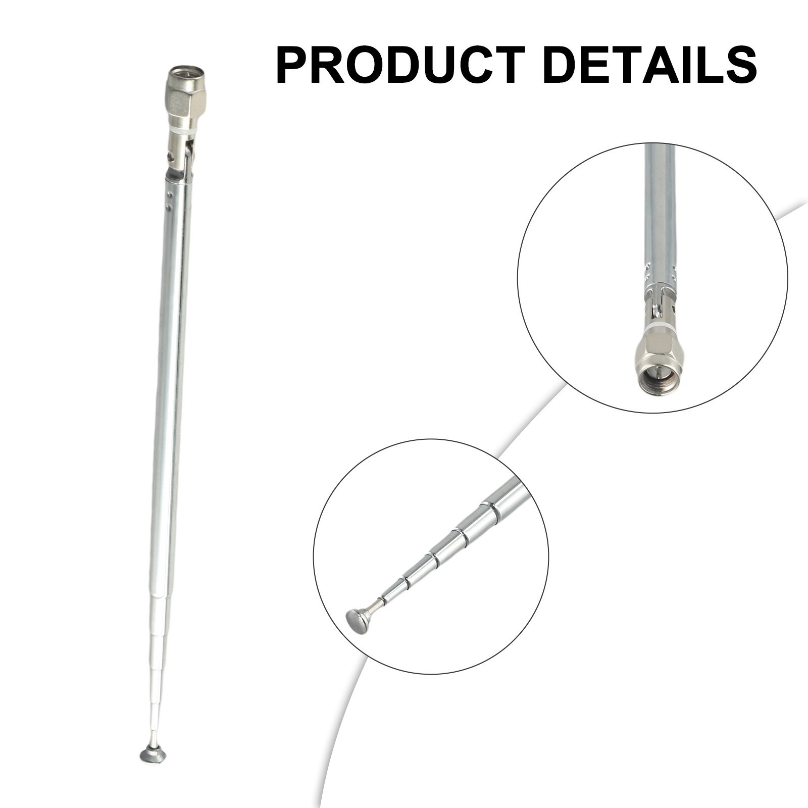 Elements Telescopic Antenna M10 Thread 5.6M/18.4ft 50cm Durable New