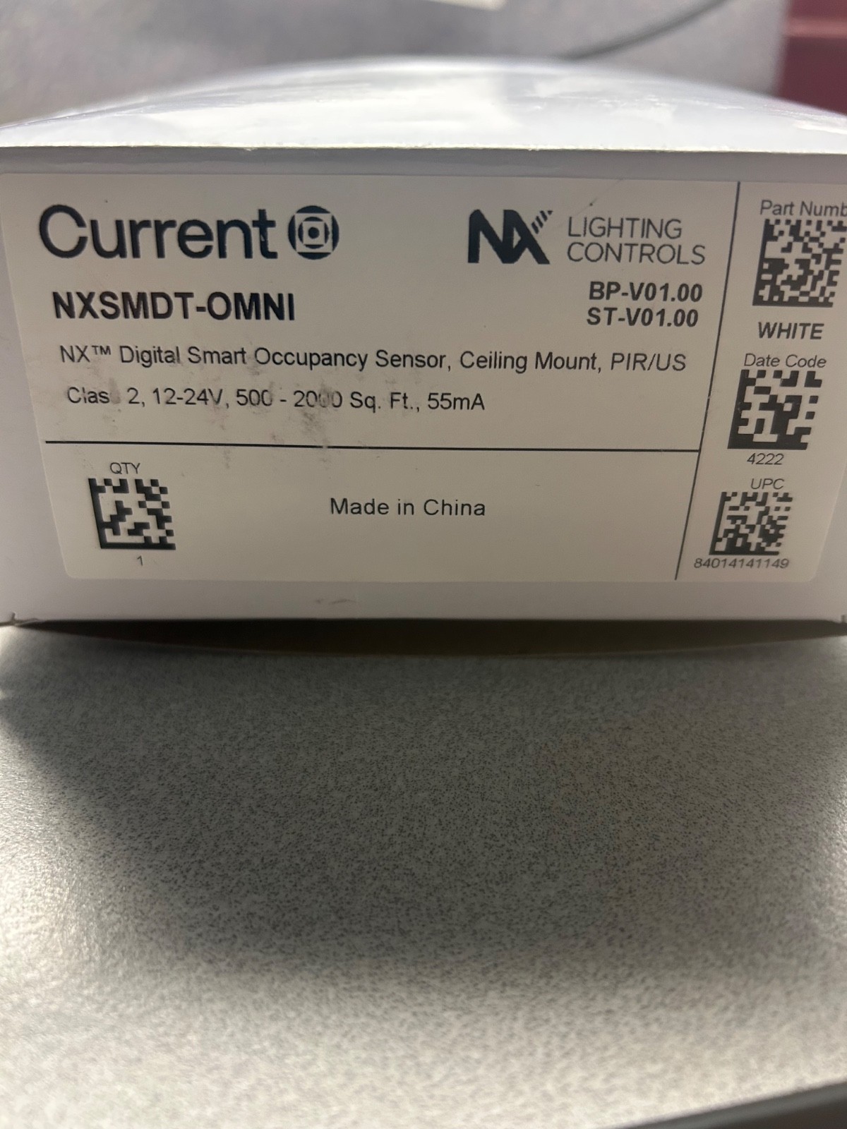 NXSMDT-OMNI CURRENT- DIGITAL SMART OCCUPANCY SENSOR, CEILING MOUNT