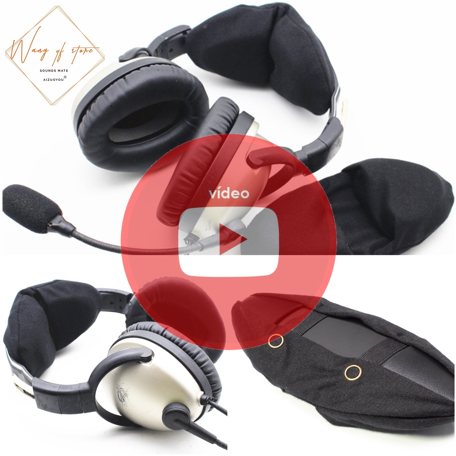 Headband Cushion Pads For Lightspeed Zulu Sierra PFX Zulu 2 3 Aviation Headset