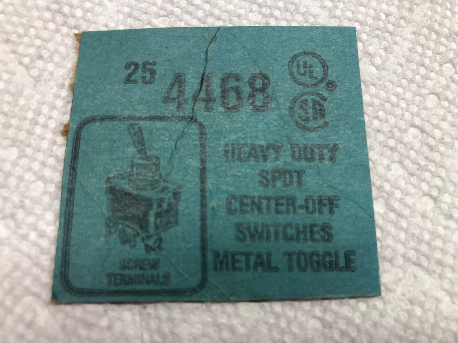 (10) eagle SPDT center off toggle switches #4468