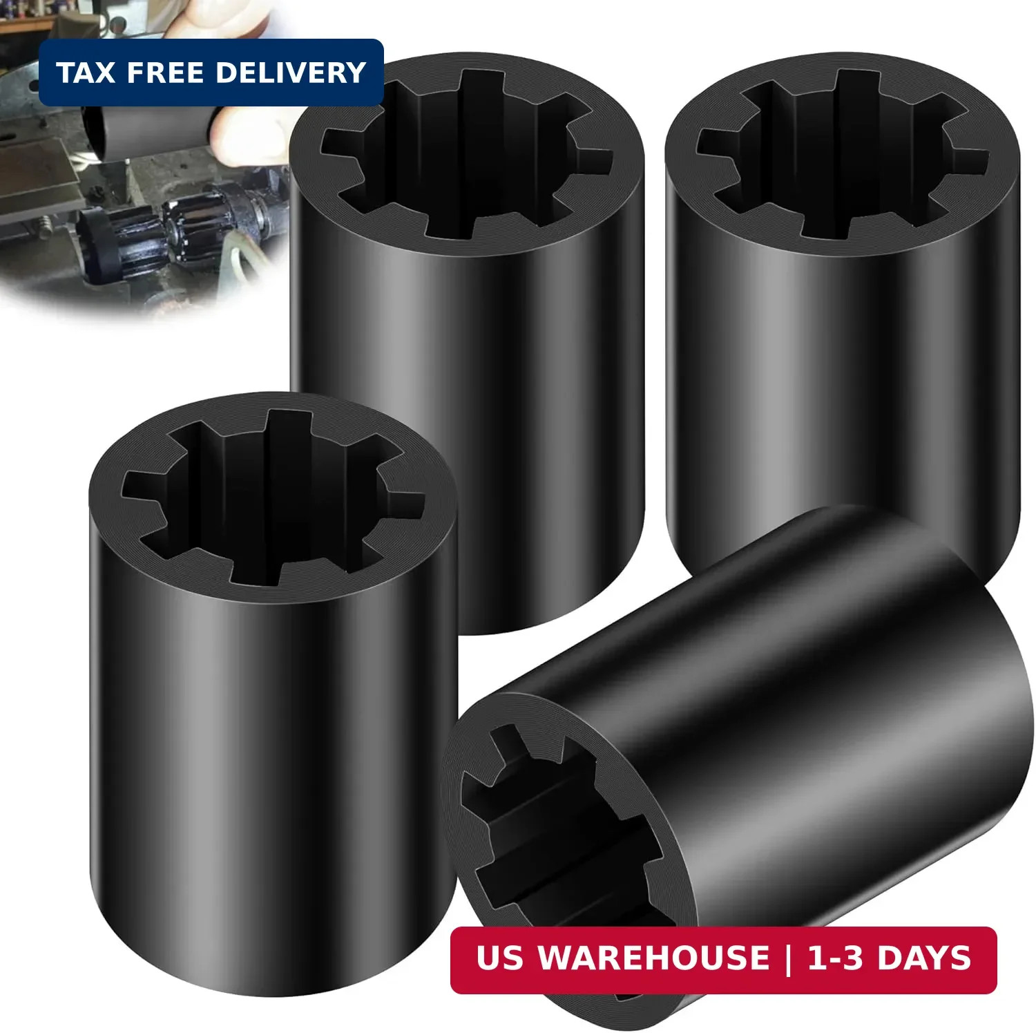 4 Pcs Screw Drive Coupler Part Compatible with LiftMaster Chamberlain Gar