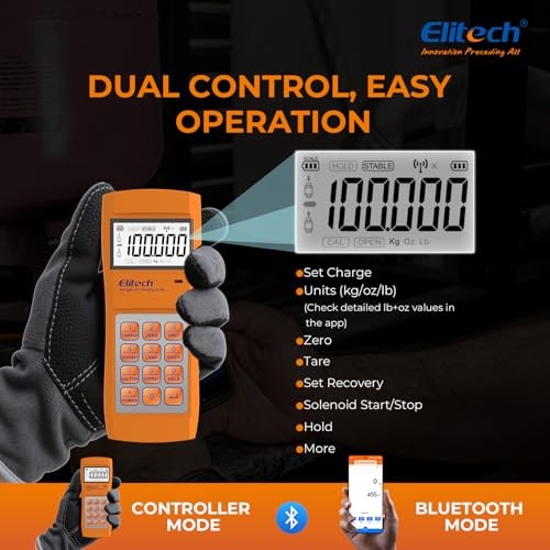 Wireless Freon Charging Scale 220lbs Elitech LMC 210