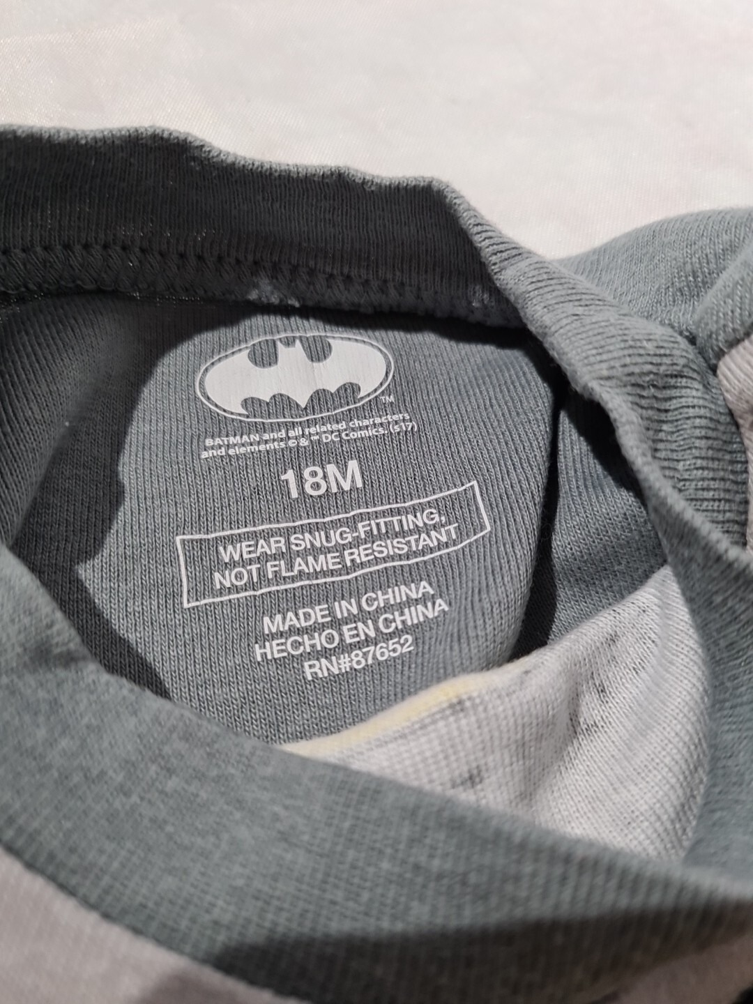 Batman Logo Tshirt Boys Age 18 Months