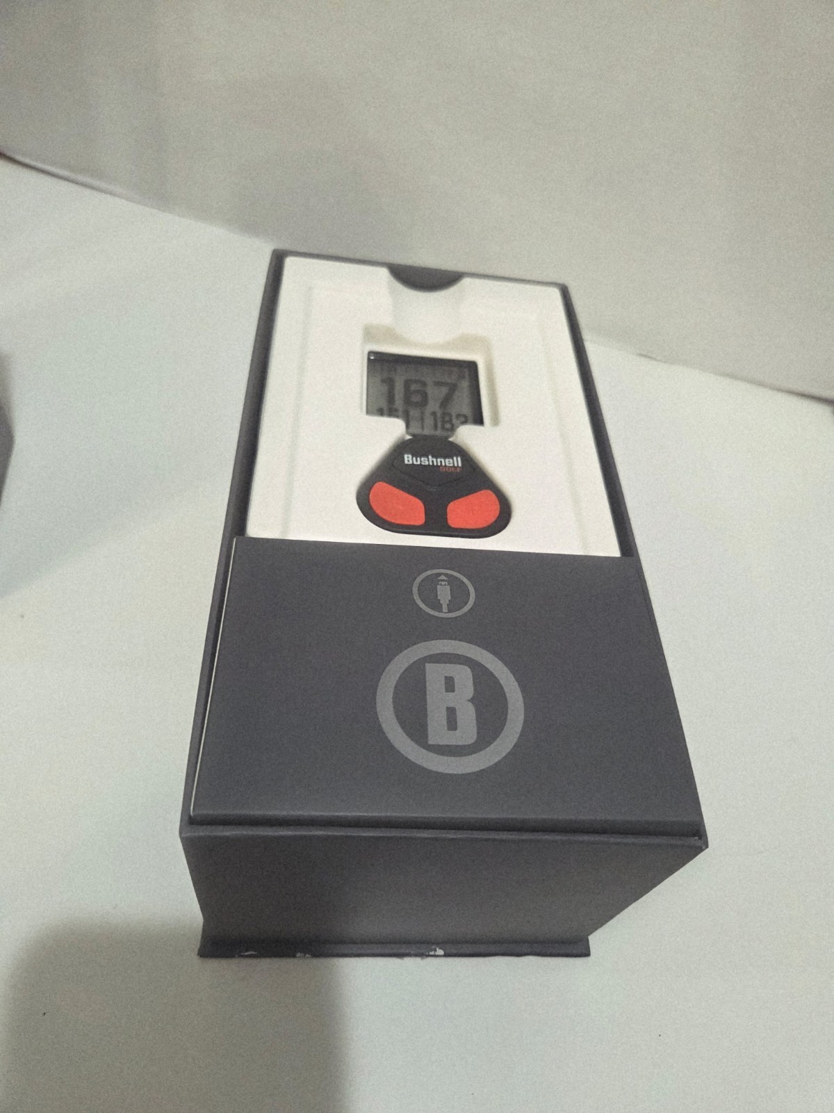 Bushnell Wingman View GPS Golf Speaker with Viewable LCD Screen, Open Box WORKS