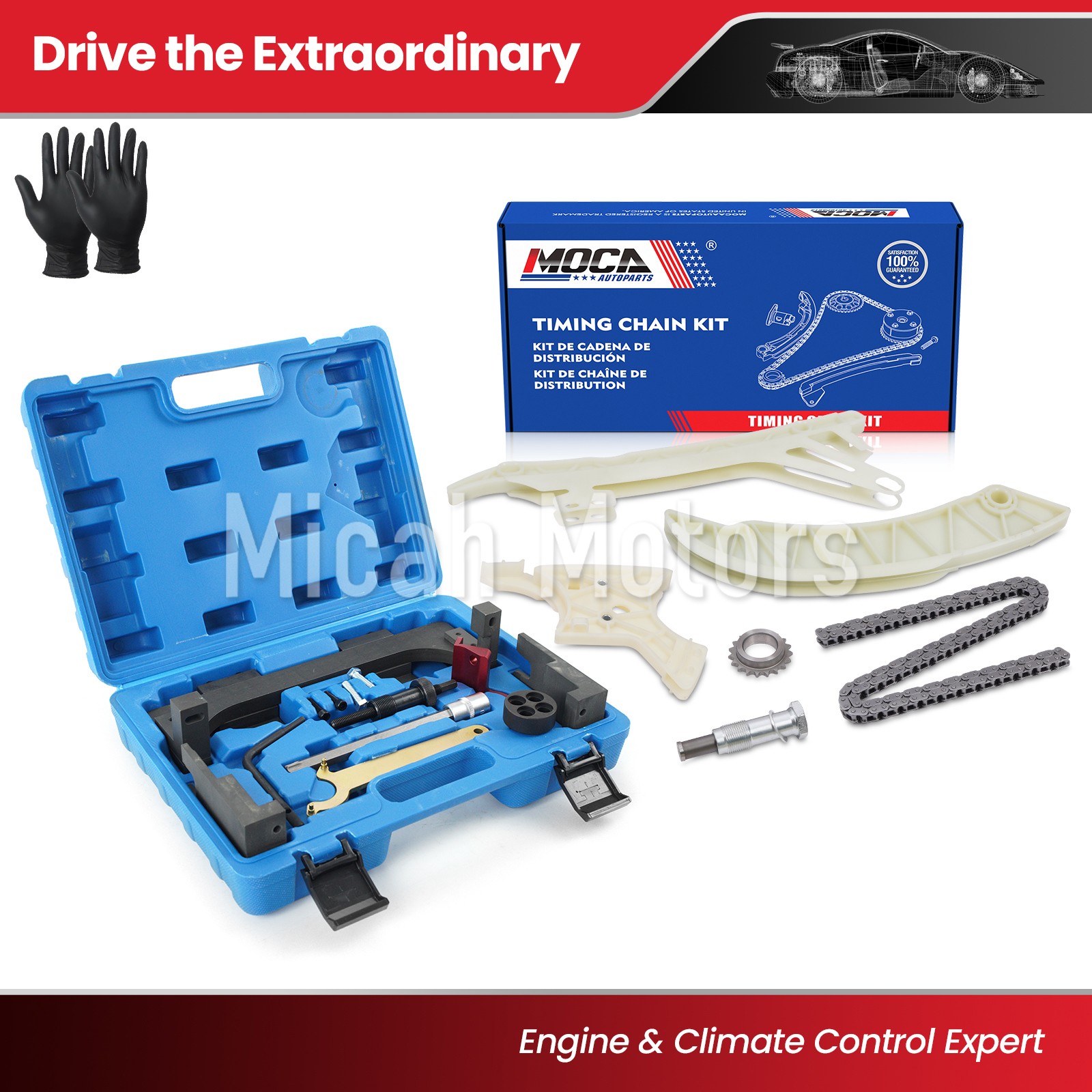 Timing Chain Kit & Timing Locking Tool for 2014-2017 BMW 320i xDrive 2.0L L4