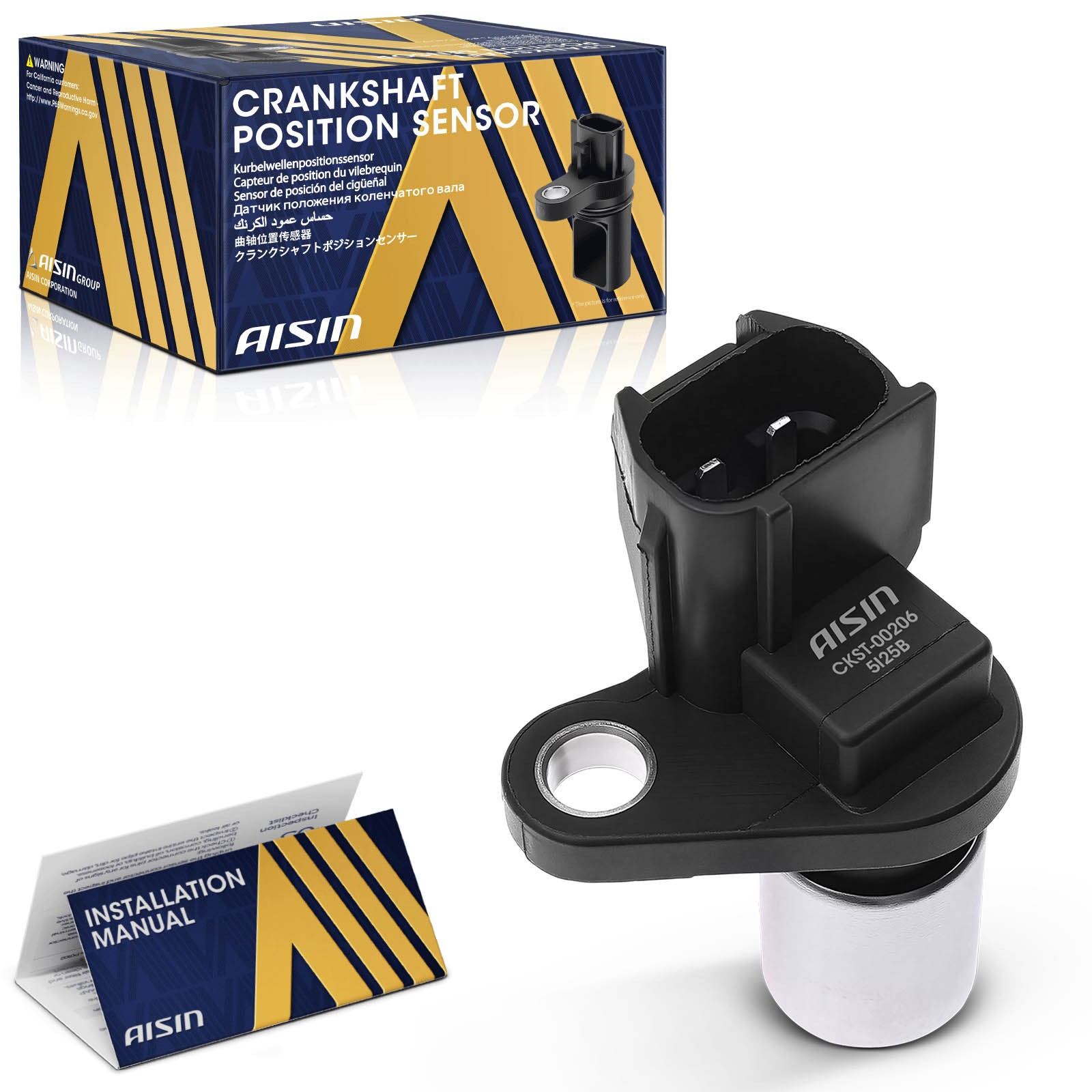 AISIN Crankshaft Position Sensor for Toyota Camry Highlander Sienna Lexus RX300