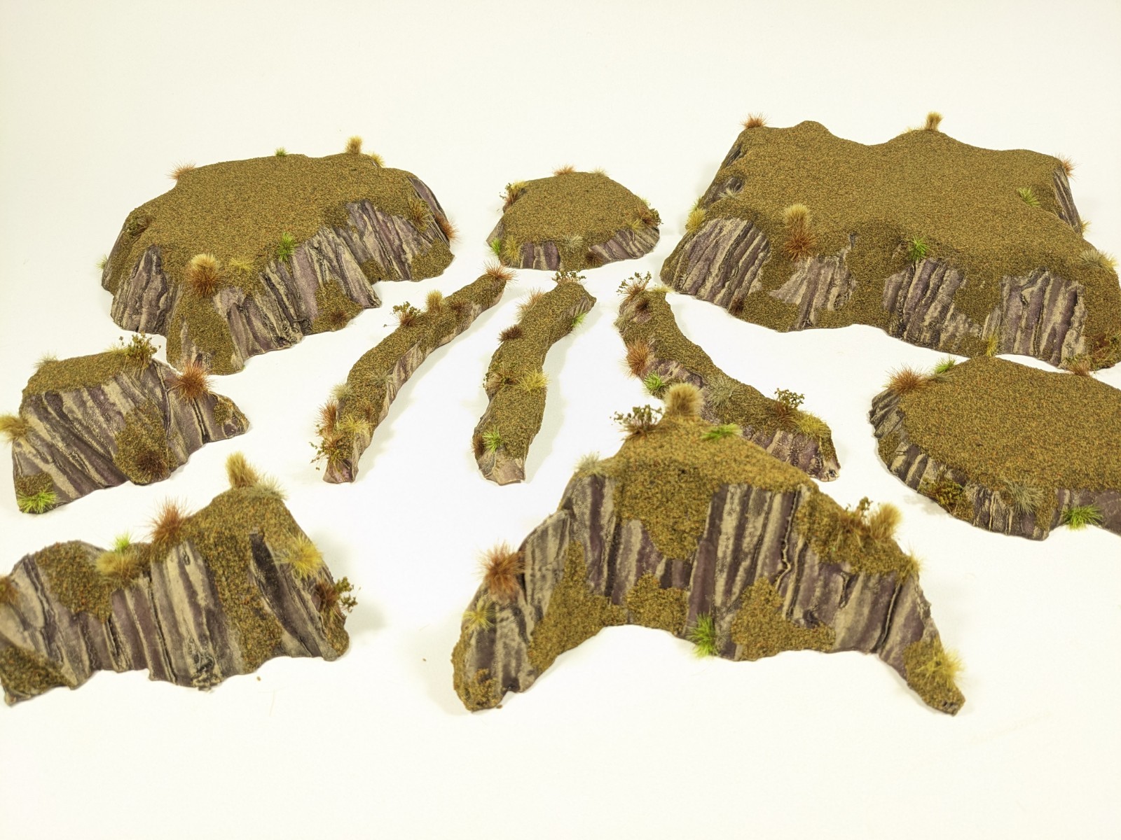 10pc DESERT CANYONS Scenery Scatter TOP QUALITY & REALISM for 15mm 28mm RPG #579