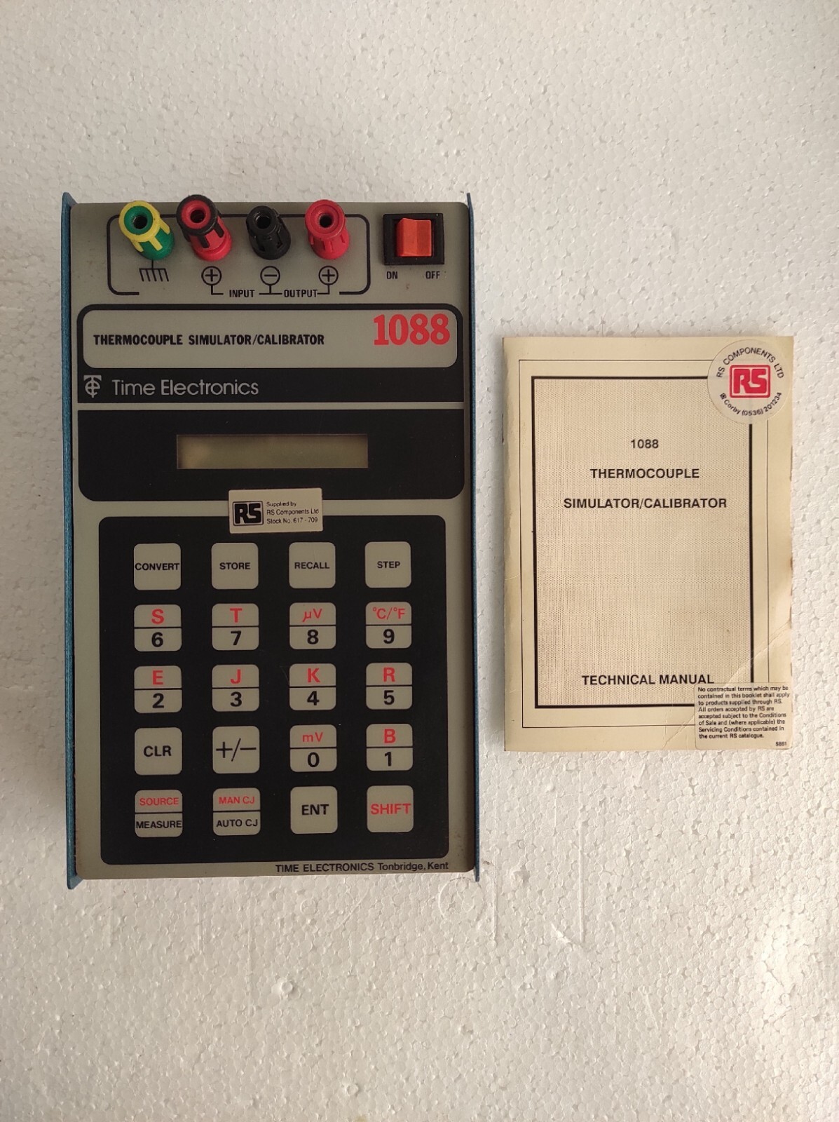 TIME ELECTRONIC 1088 THERMAL COUPLE SIMULATOR / CALIBRATOR