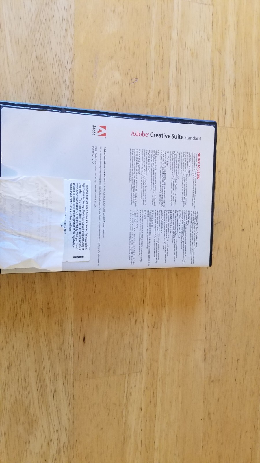 Adobe Creative Suite Premium Macintosh 2004 6 Discs w keycodes