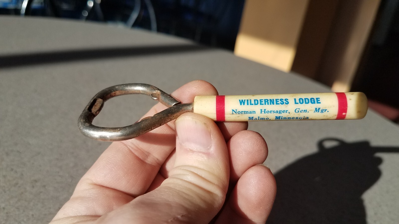 1950s 1960s Wilderness Lodge Bar Malmo Minnesota Bottle Opener Norman Horsager