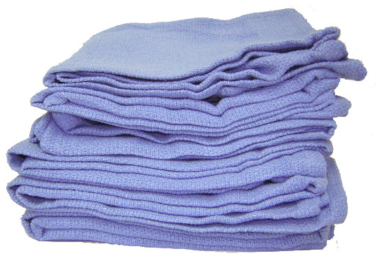 Blue Huck Cleaning Towel - Brand New - 5 lb. box