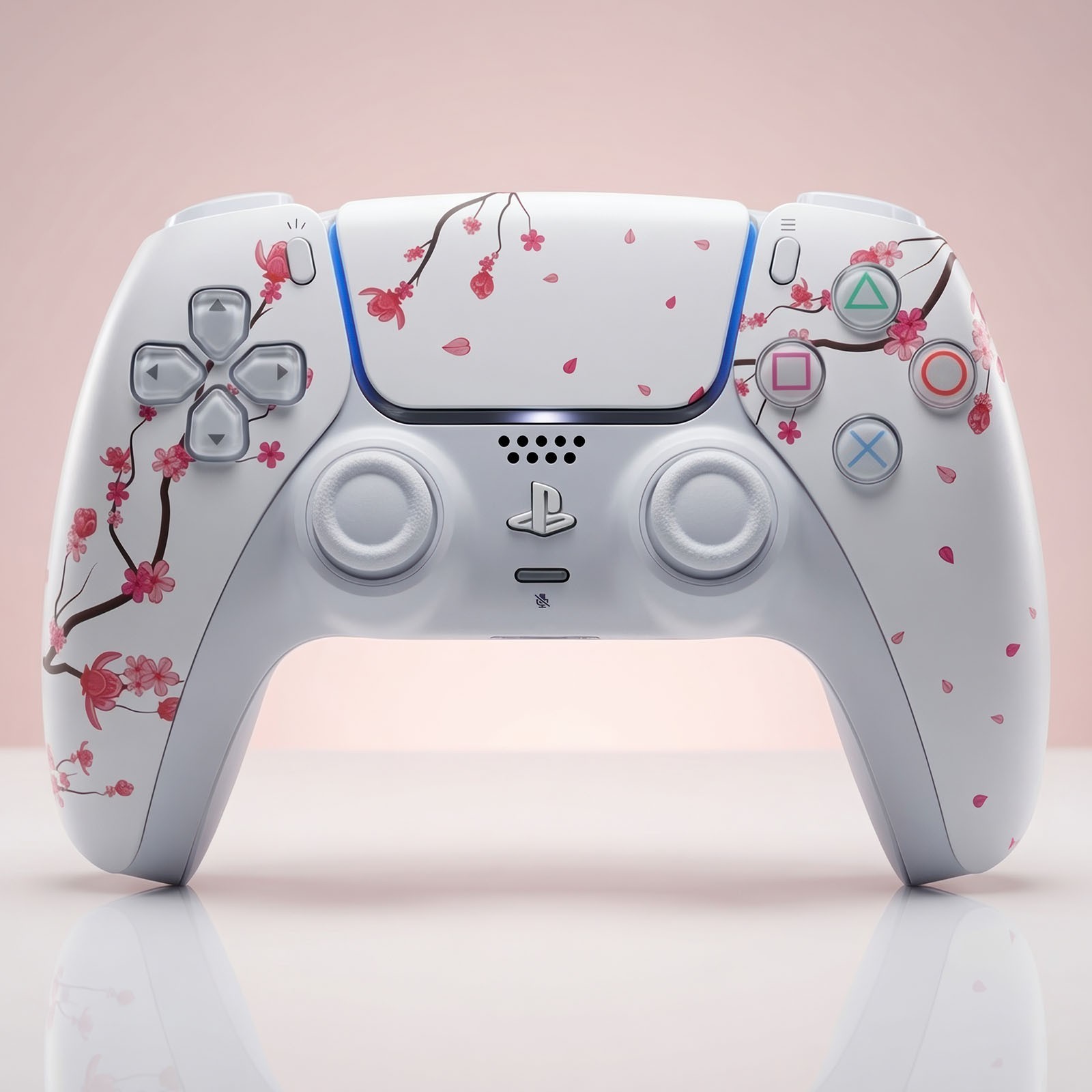 Sakura Prime Cherry Blossom PS5 Controller PlayStation 5 Custom Pro DualSense