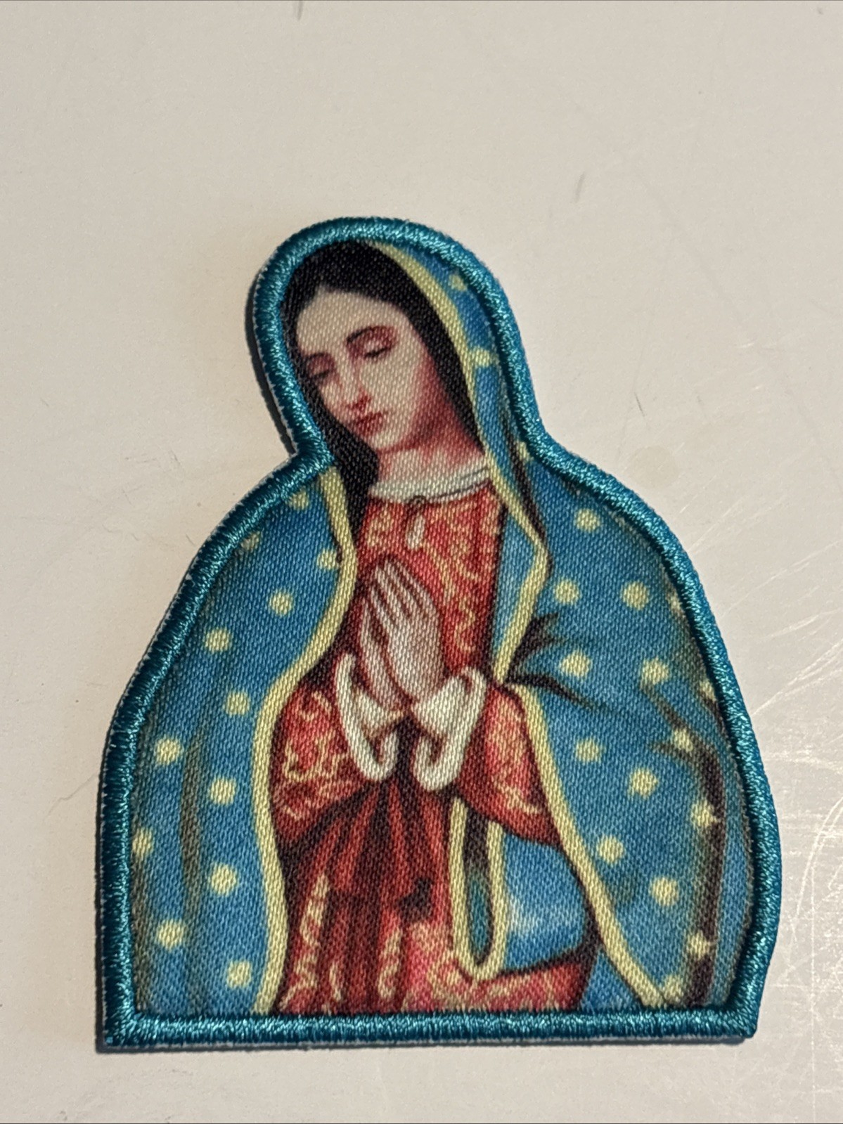 Virgin Of Guadalupe Iron On Patch. New