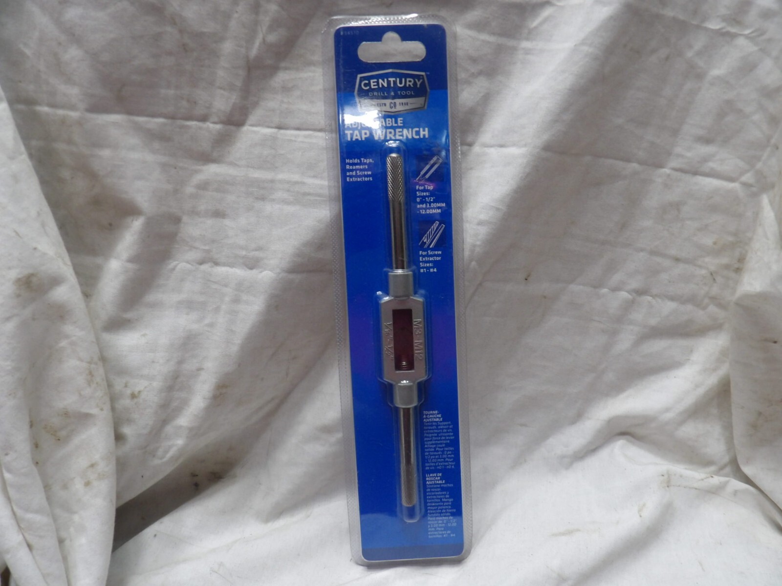Century Adjustable Tap Wrench (For Tap Sizes 0" to 1/2") Model# 98510