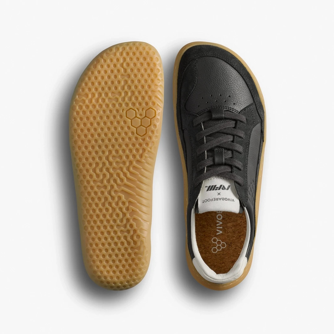 Vivobarefoot Gobi II Sneaker Premium Leather Mens - OBSIDIAN (ALL SIZES/NEW) ⚫️