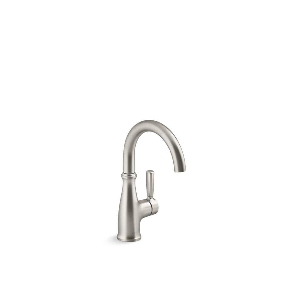 Kohler Traditional Single-Handle Beverage Faucet in Vibrant Stainless Steel
