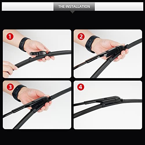 Front and Rear Windshield Wipers for Range 2017-2025 For Range Rover Velar