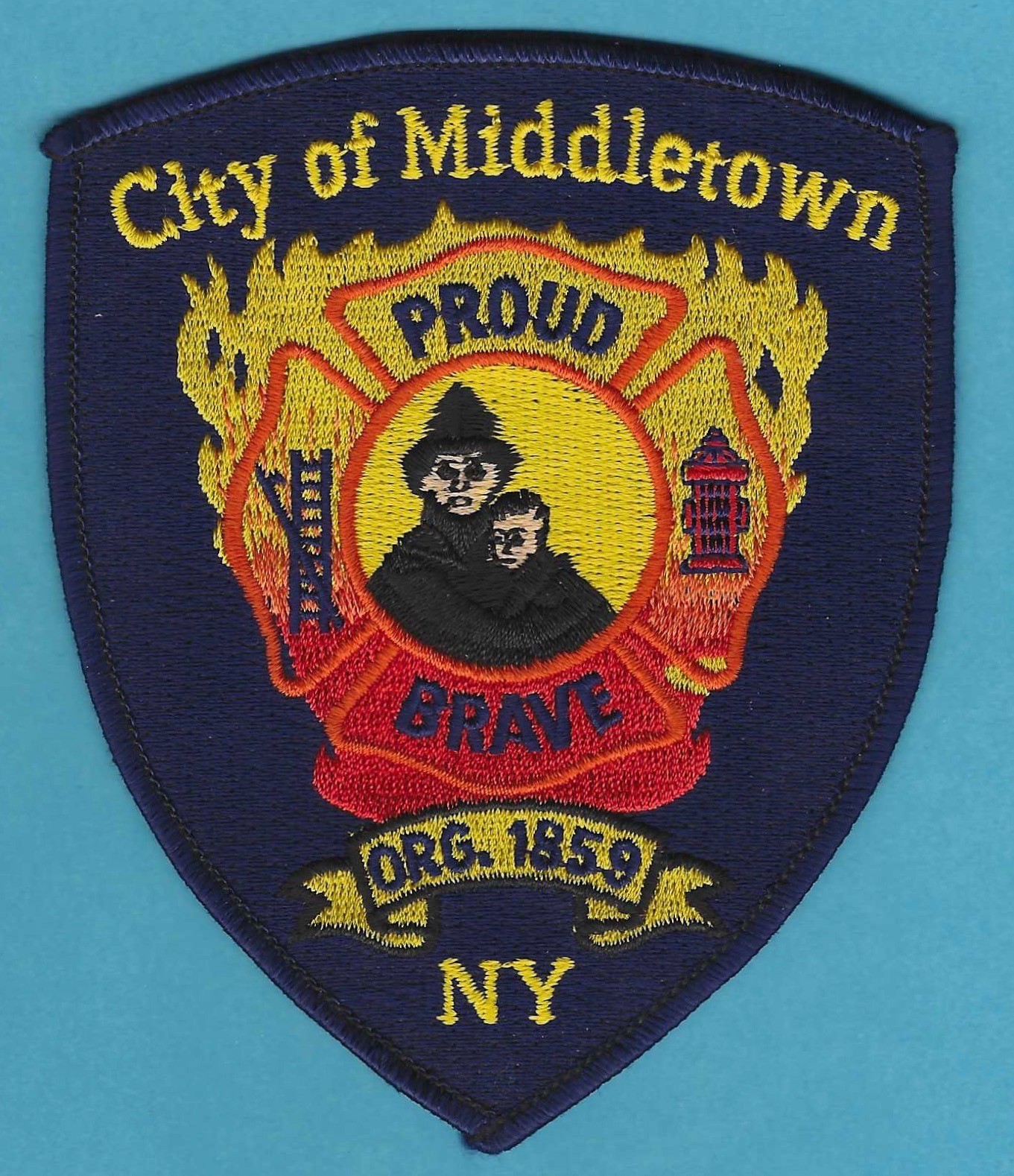MIDDLETOWN NEW YORK FIRE RESCUE PATCH