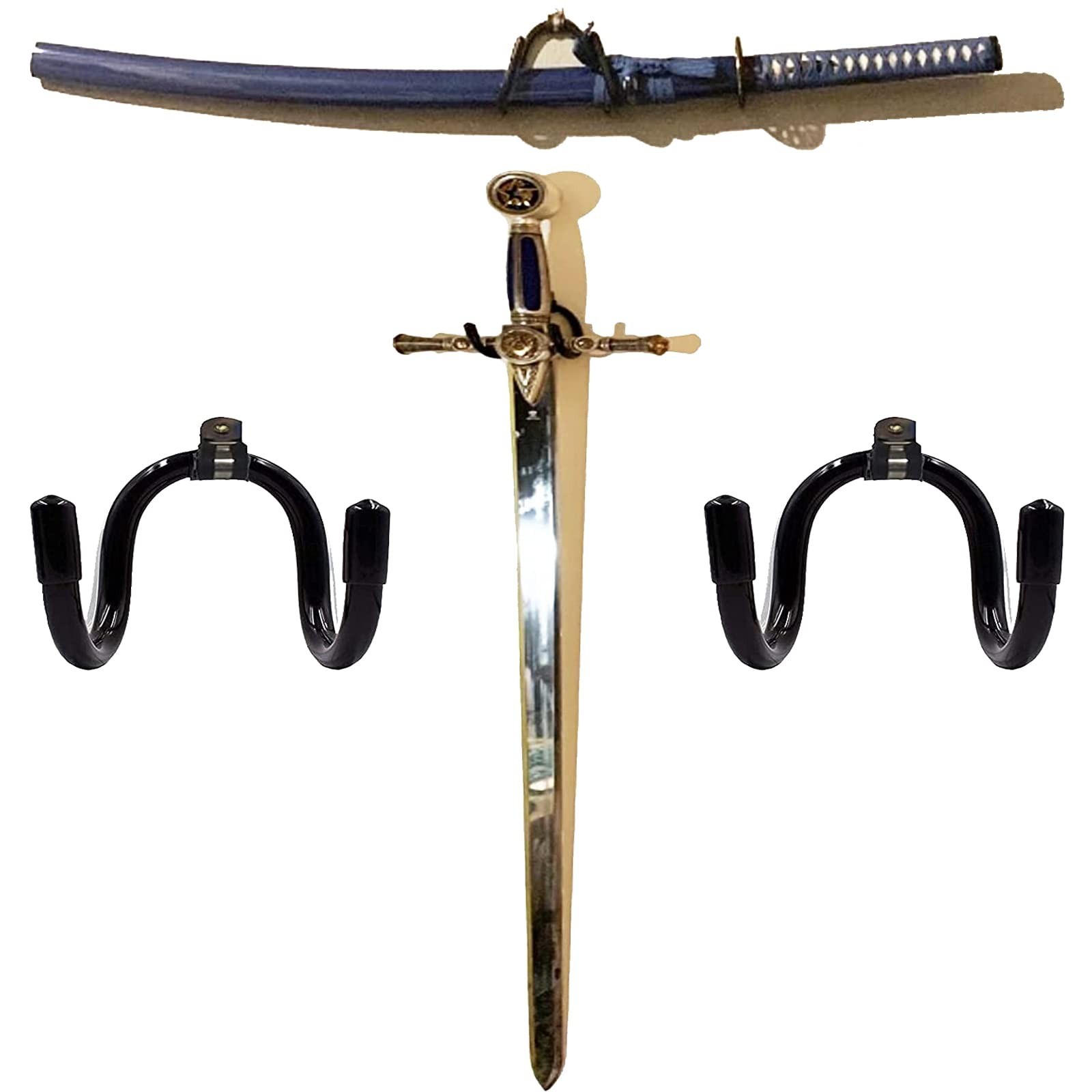 Universal Adjustable Sword, Wall Hook Storage Organizers Rack Display Hanger ...