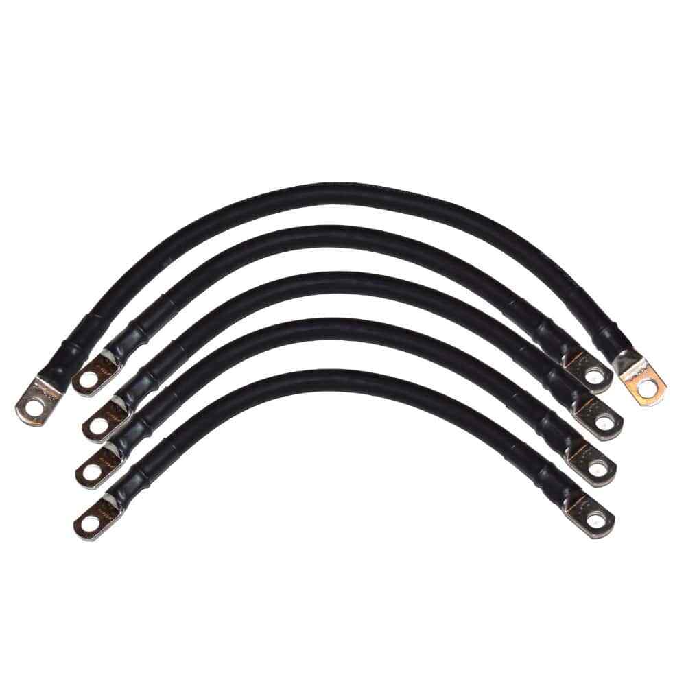 4 AWG Gauge E-Z-Go Medalist/TXT 36V 1994 and Up Golf Cart Battery Cable 5pcs Set