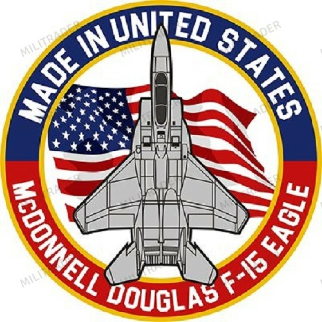 F-15 Eagle Fighter 4" Decal (McDonnell Douglas)
