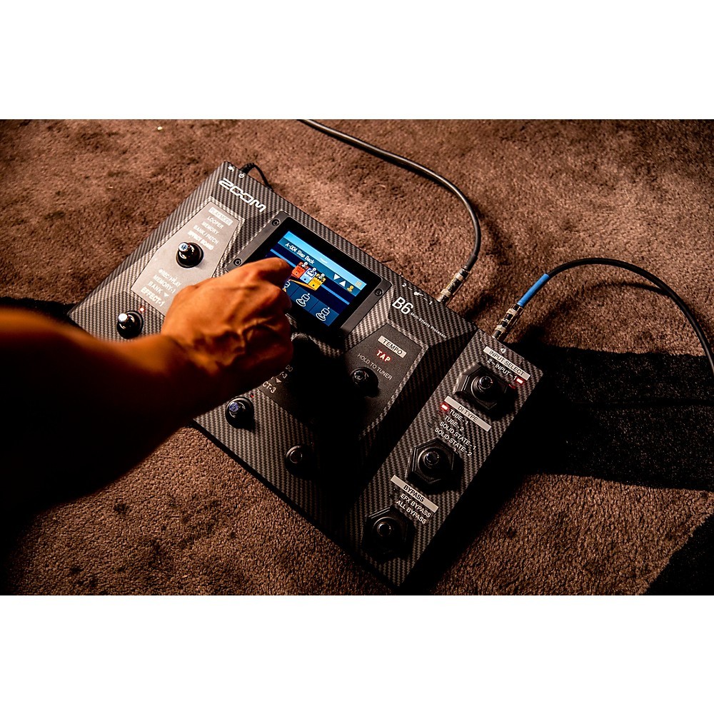 Zoom B6 MultiEffects Processor for Bass Black