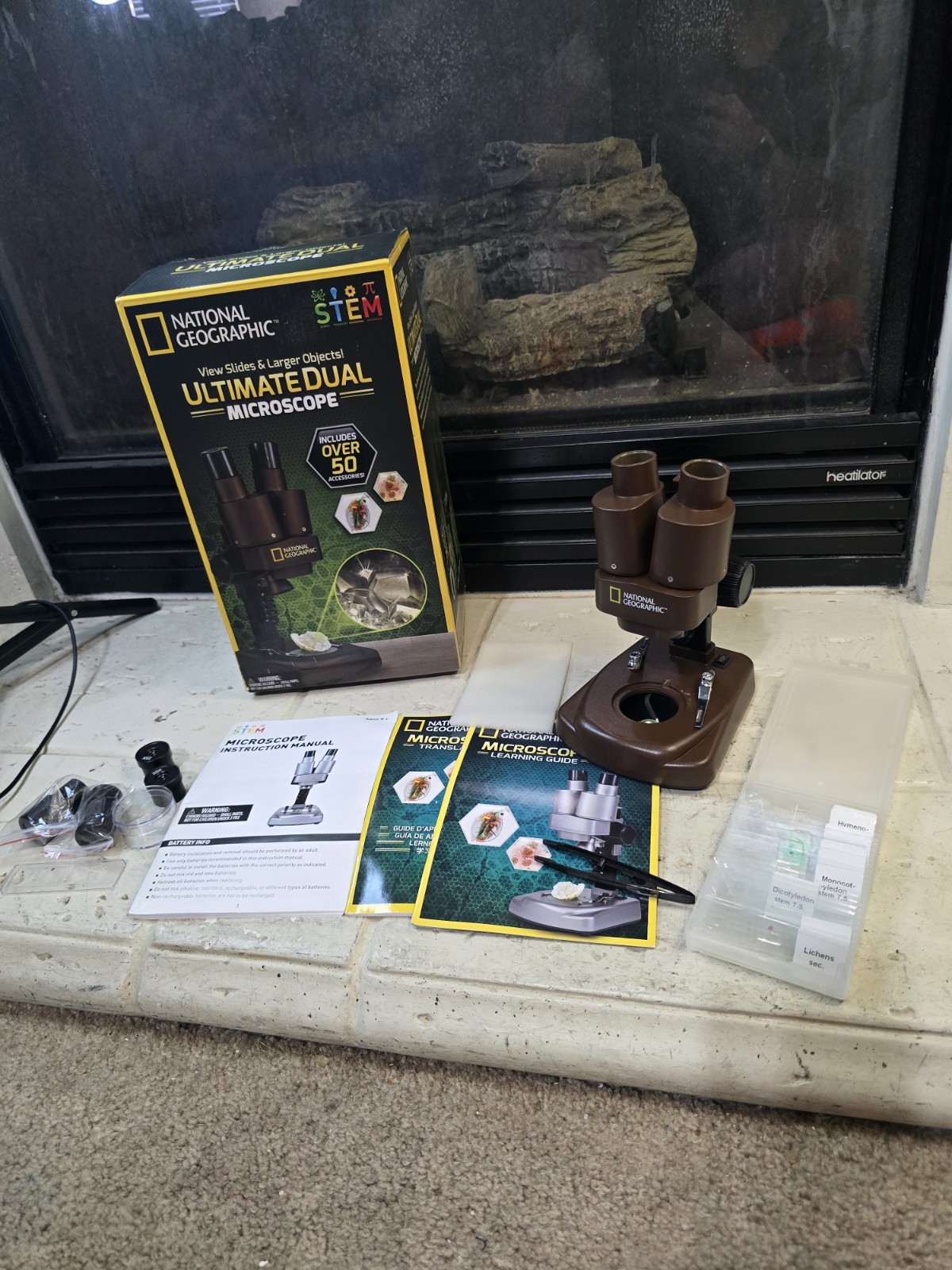 NATIONAL GEOGRAPHIC Ultimate Dual Microscope W Slides