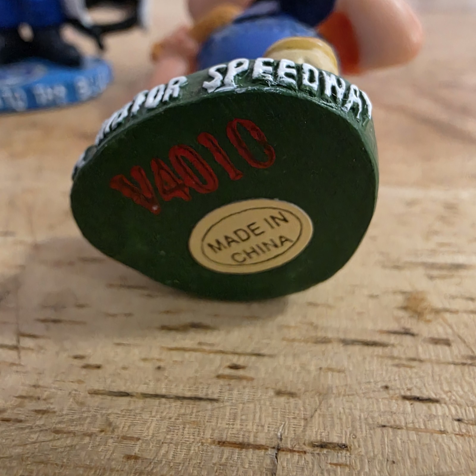 2 Motor Speedway Mini Bobblehead Figures - See Photos.