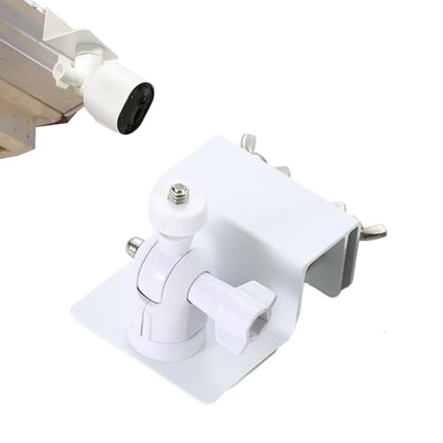 Universal Solar Panel Gutter Mount Compatible with Ring, Arlo, Eufy, White