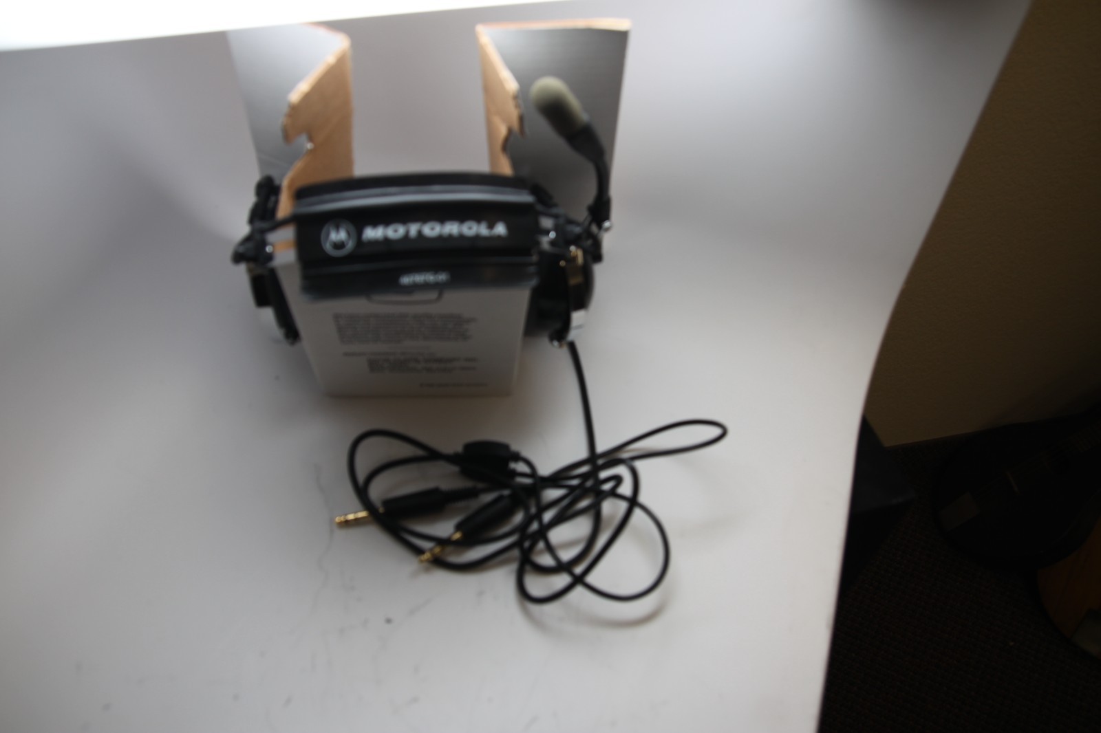 David Clark/Motorola MAN.  Aircraft Headphone Headset