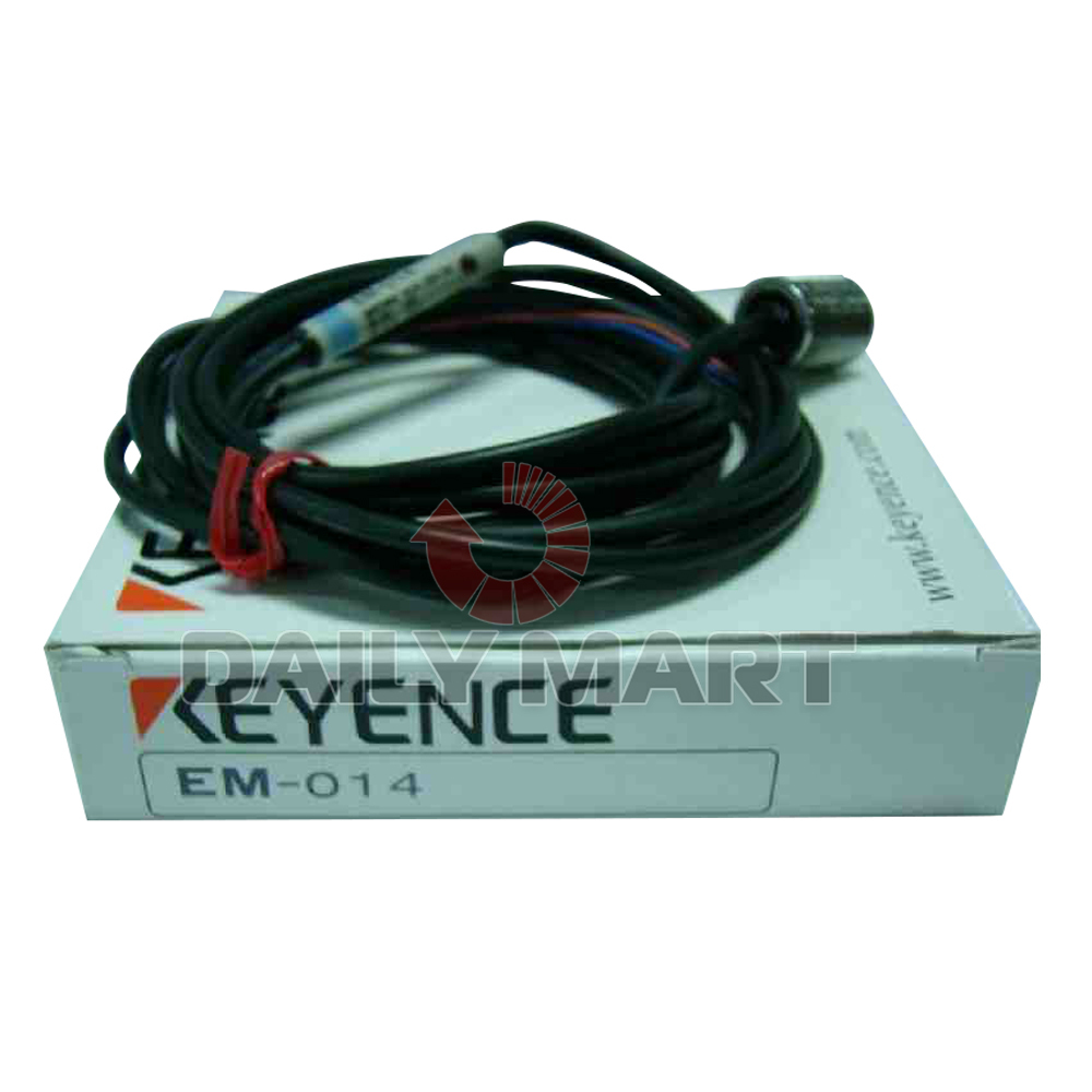 Brand New KEYENCE EM-014 Proximity Sensor M14 Threaded Main Unit Shielded-Type