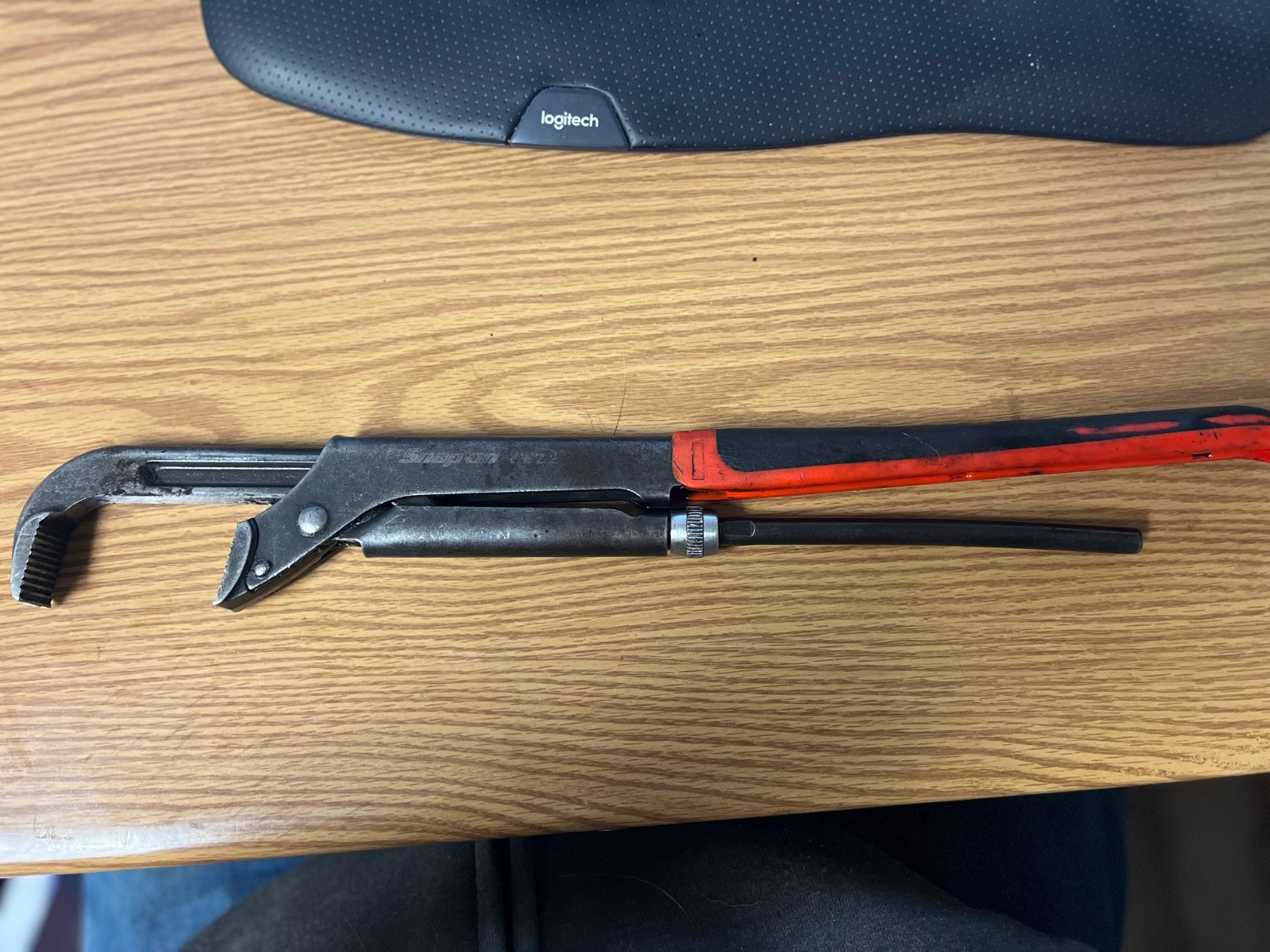 SNAP ON - PWZ2 - 17" ADJUSTABLE PLIER/WRENCH WITH RED AND BLACK HANDLE - LOC#186