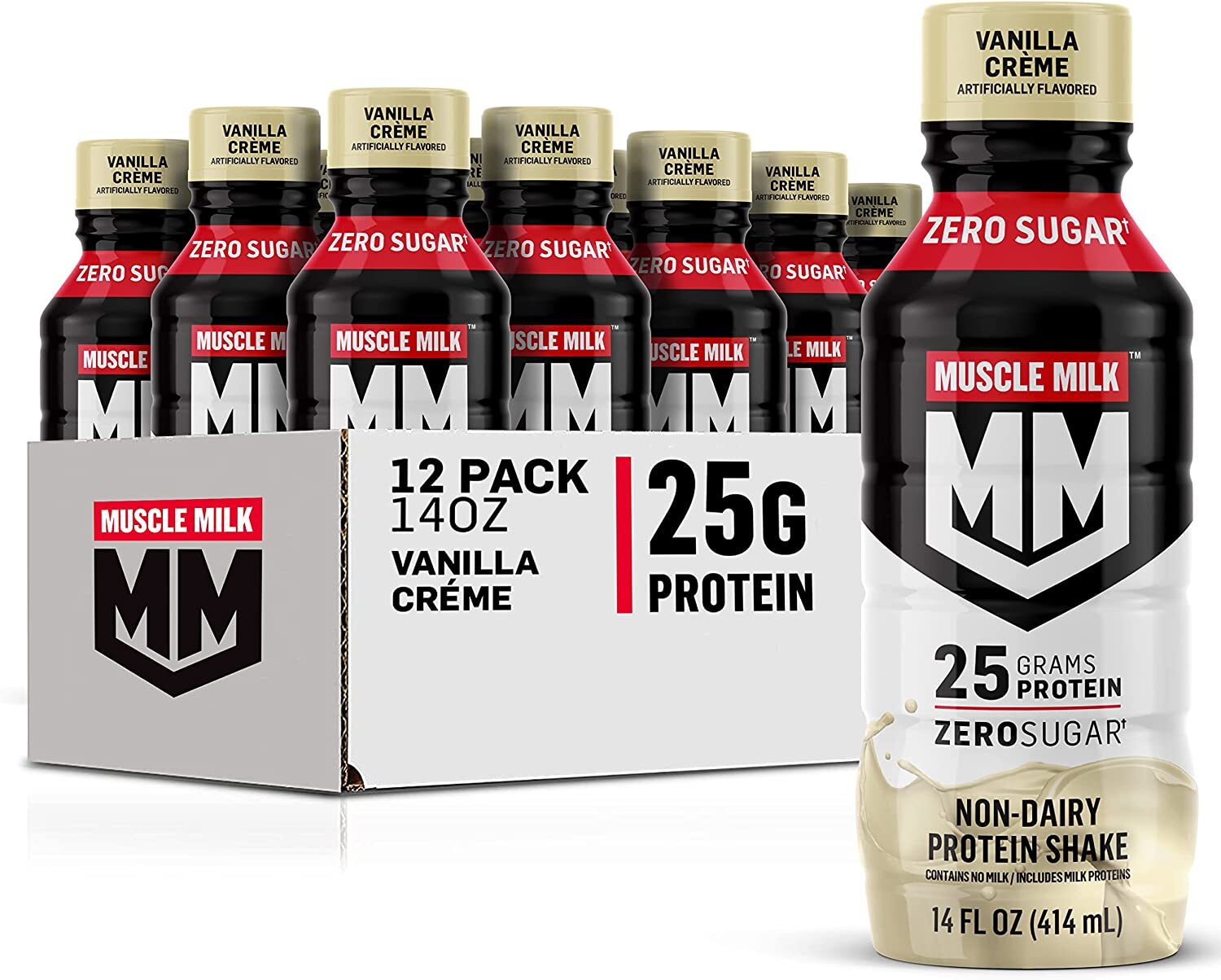 Muscle Milk Pro Series Protein Shake, Intense Vanilla, 40g Protein, Amazon Ex...