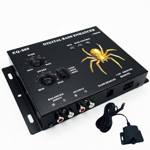 Car Audio Digital bass Controller, Restoration Processor, Amplifier and Sound