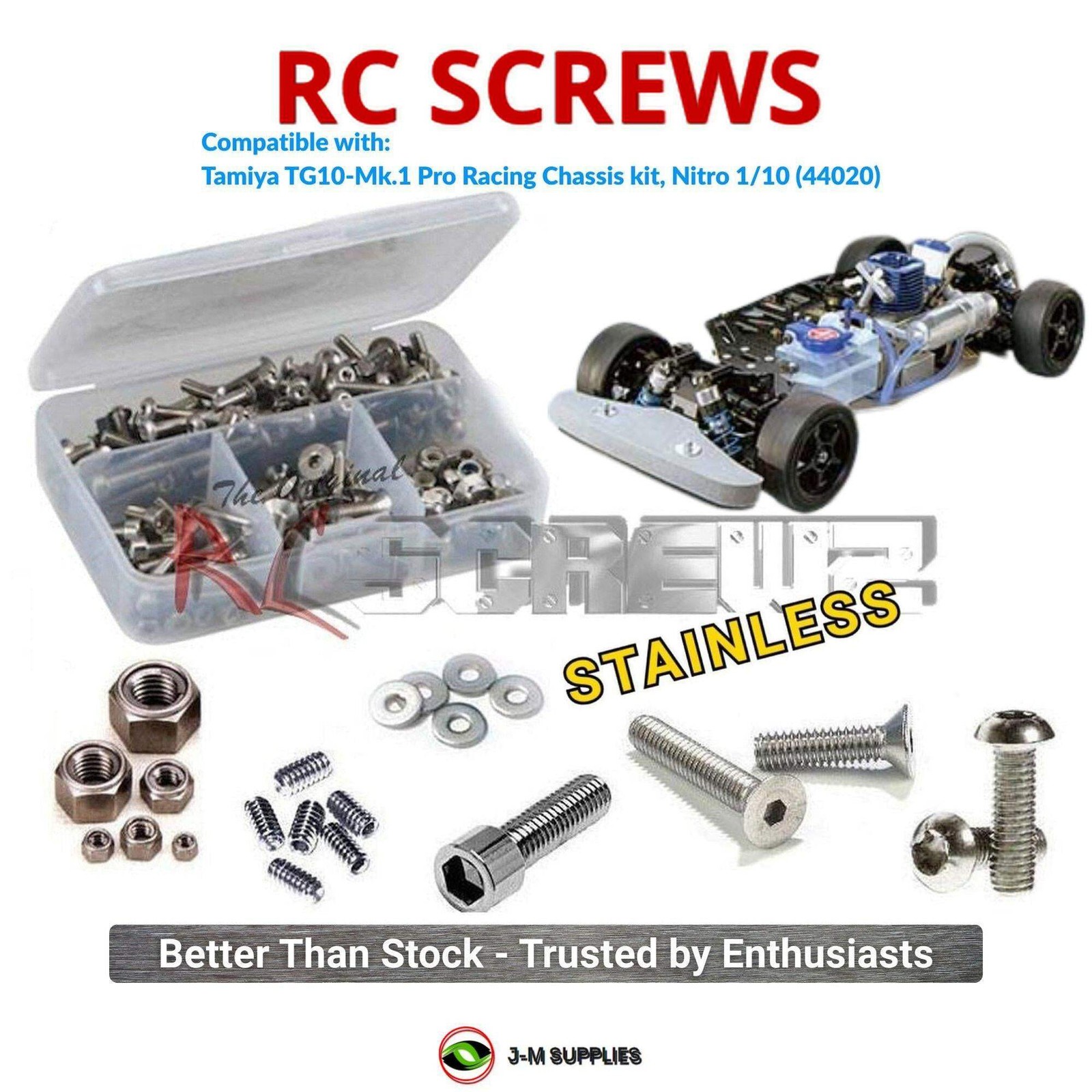 RCScrewZ Stainless Screw Kit tam269 for Tamiya TG10 Mk.1 PRO 1/10 (#44020) | SET