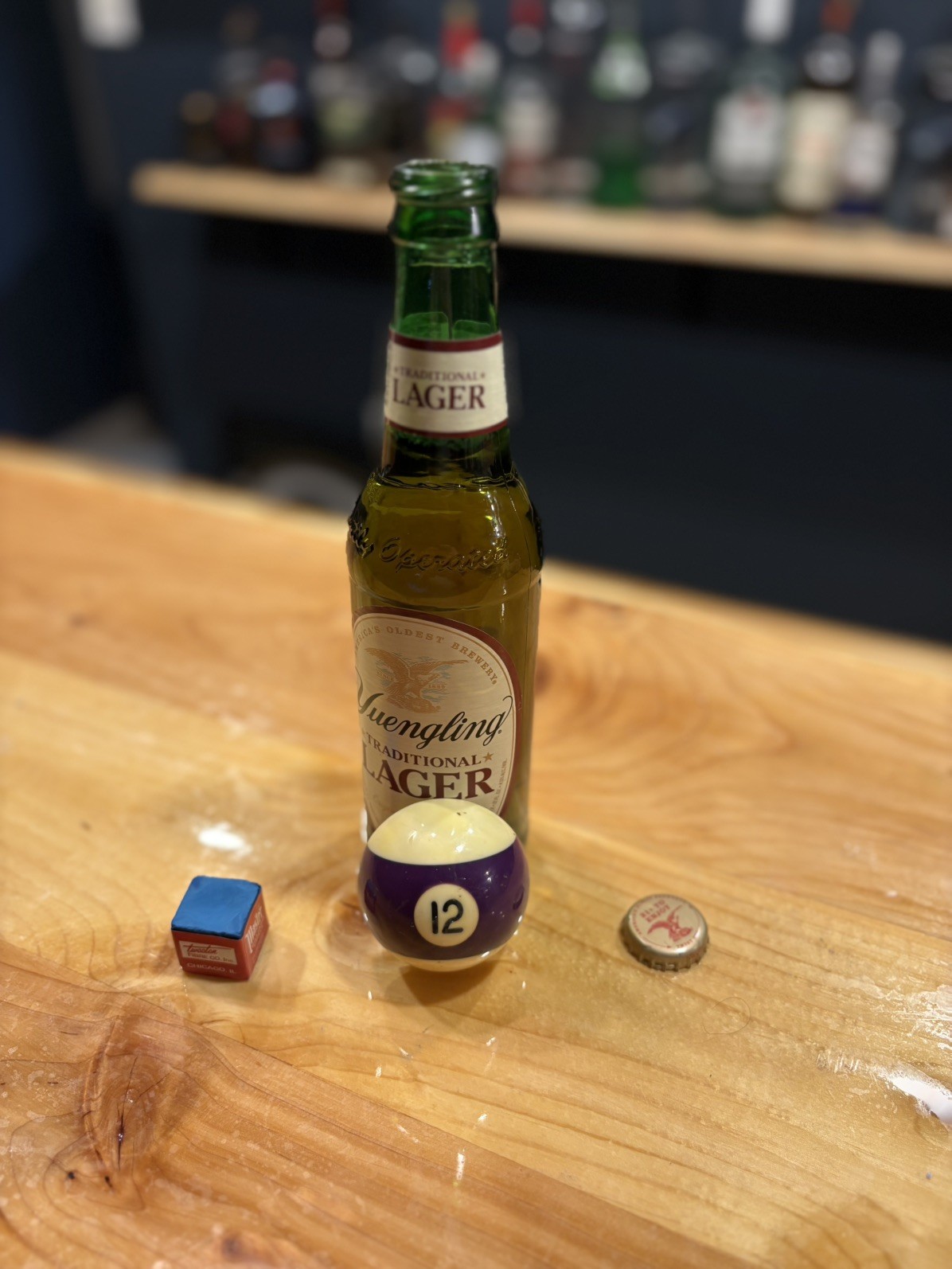 Handcrafted #12 Billiard Ball Bottle Opener