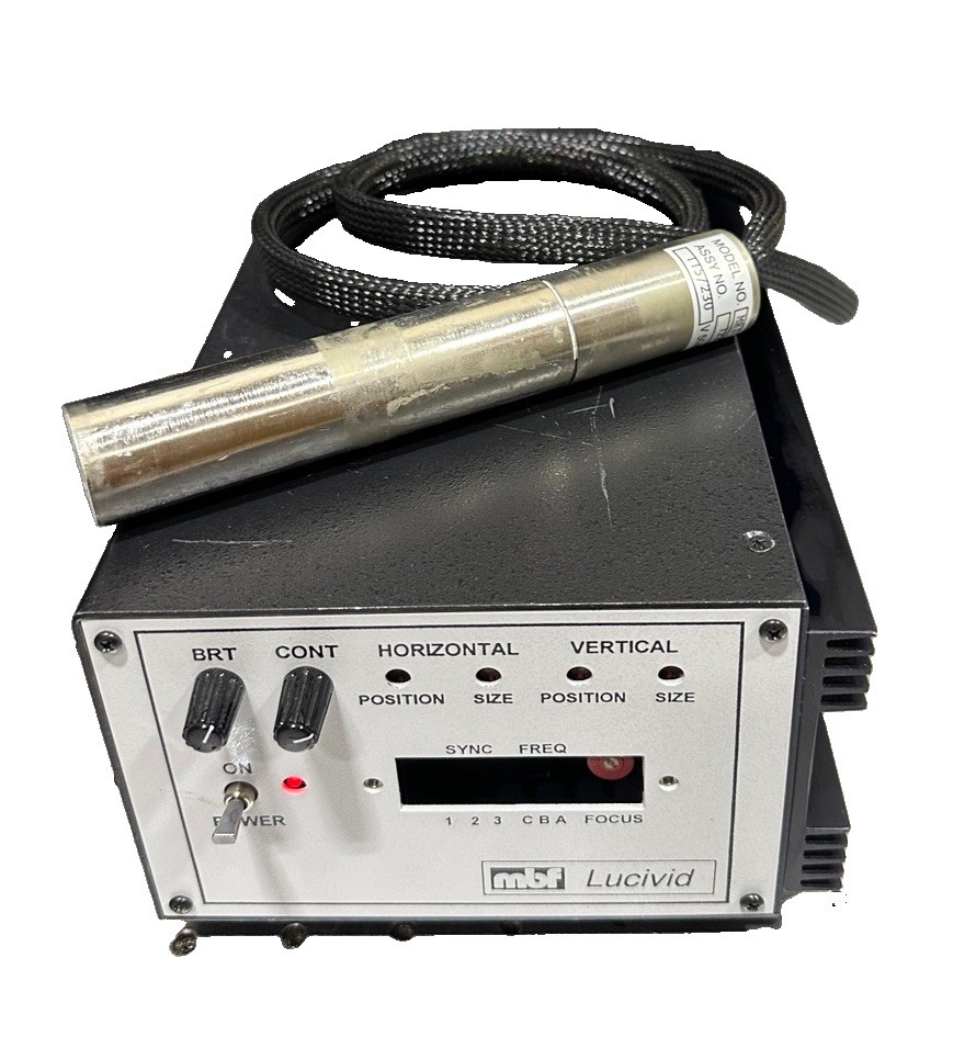 MBF Lucivid Display MR1-103A Microscope Video Overlay System VGA Controller