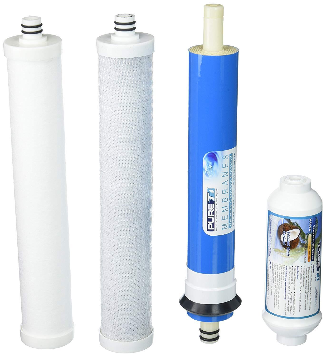 Culligan AC-30 Replacement Filter and Membrane Set Reverse Osmosis 3/8" inline