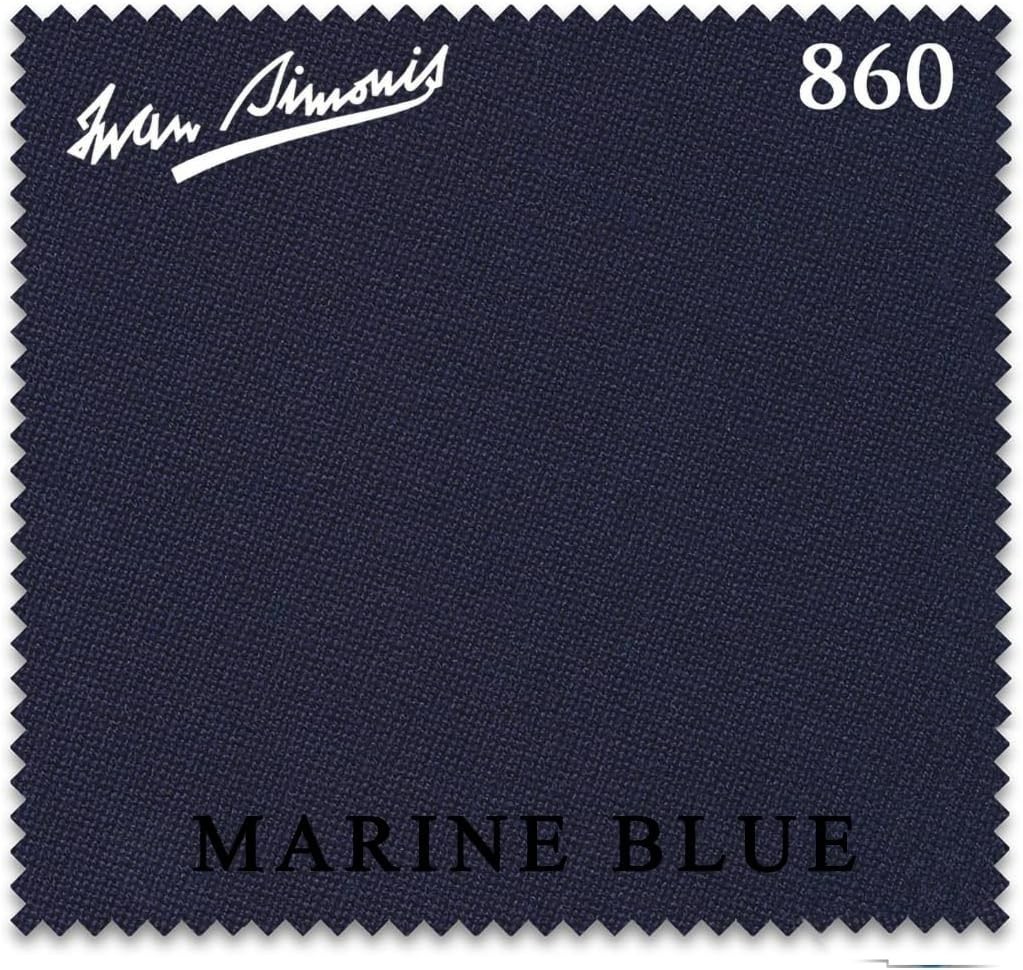 Simonis 860 Pool Table Cloth - Marine Blue 9FT