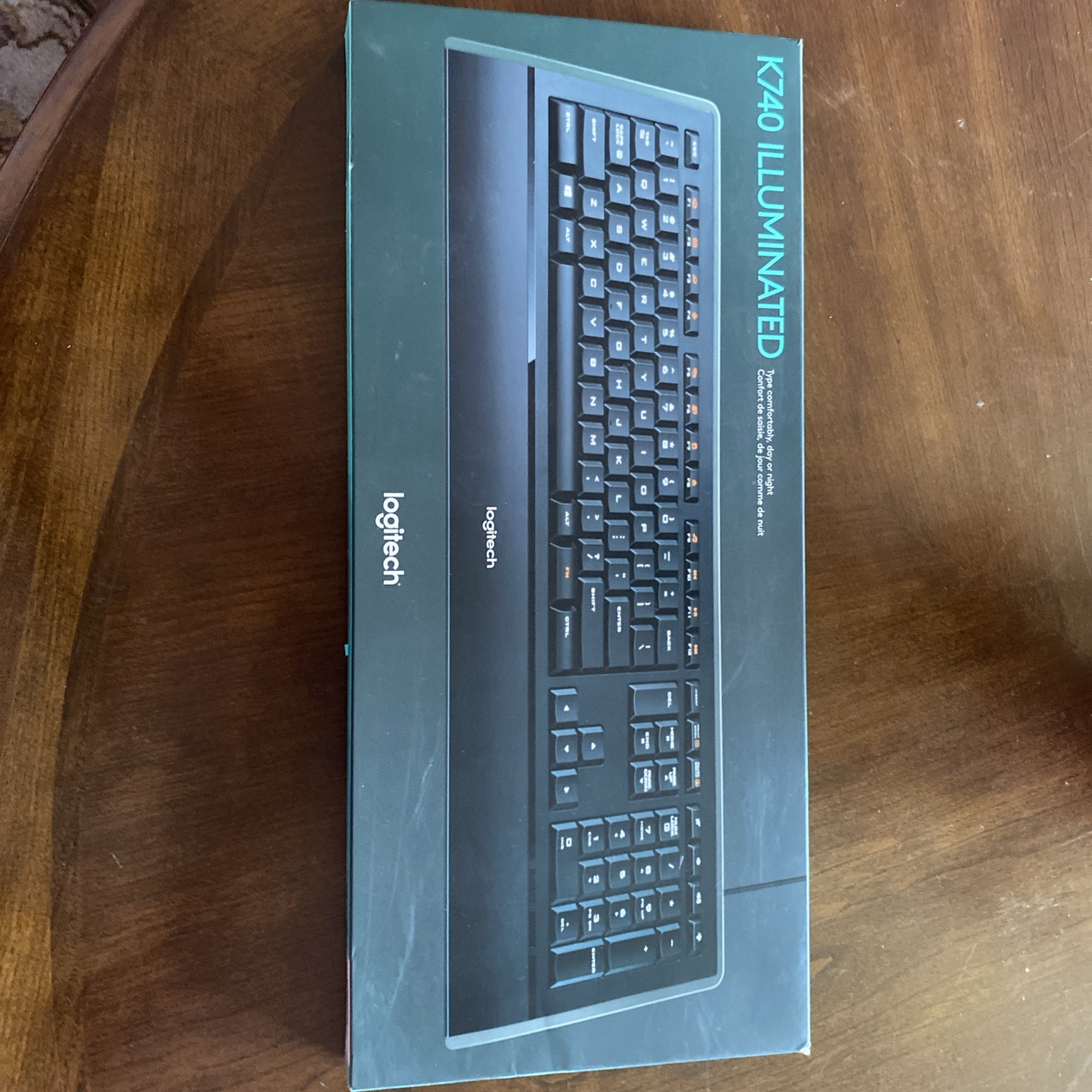 Brand New Logitech K740 Illuminated Keyboard. Seal broken