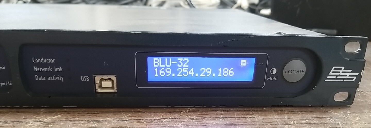 Soundweb London Blu-32 Signal Processor. *READ⬇️*