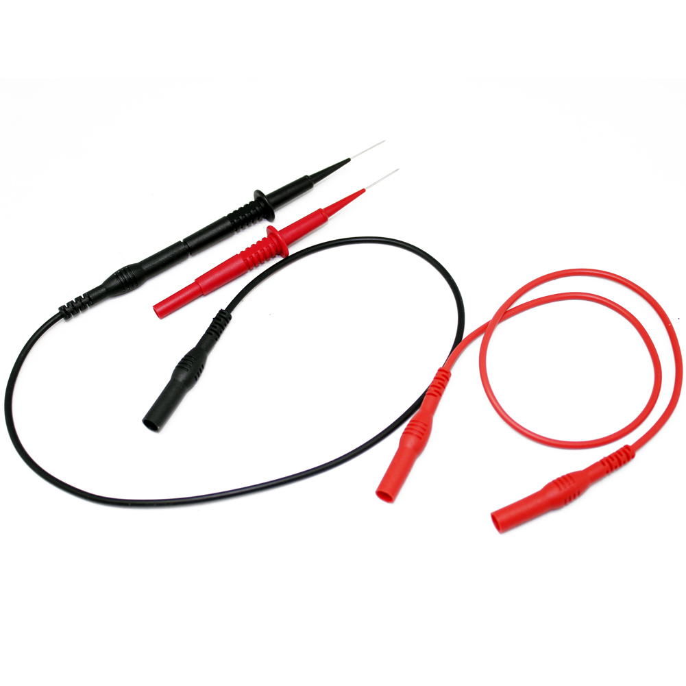 Aidetek sharp stainless needle test leads 4multimeter 600V 1A4mm socket 4FLUKE