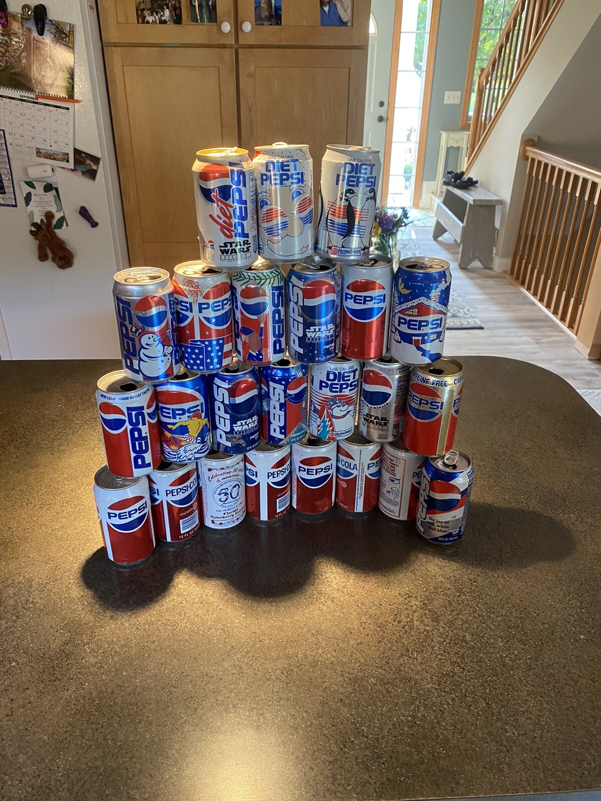 OLD SODA 🥤 CAN LOT OF See Pictures DENTS,HOLES, RUST ECT….. Lot #4935
