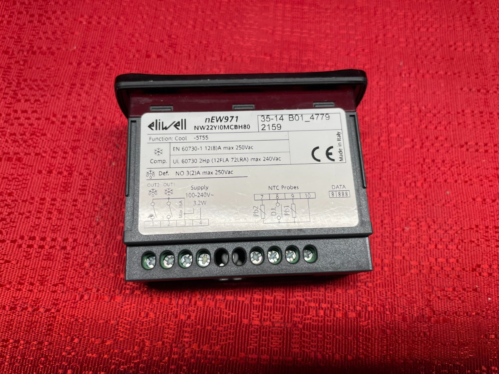 Eliwell nEW971 Temperature Control Module NW22YI0MCBH80